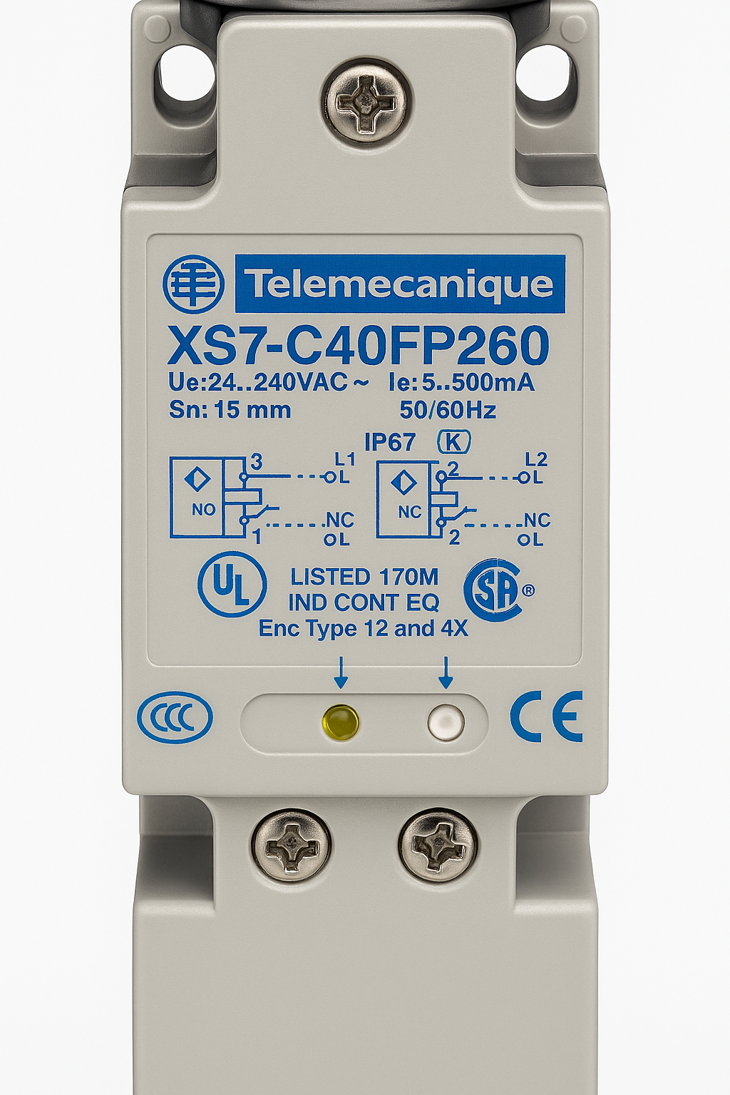 Sensor Inductivo XS7-C40FP260
