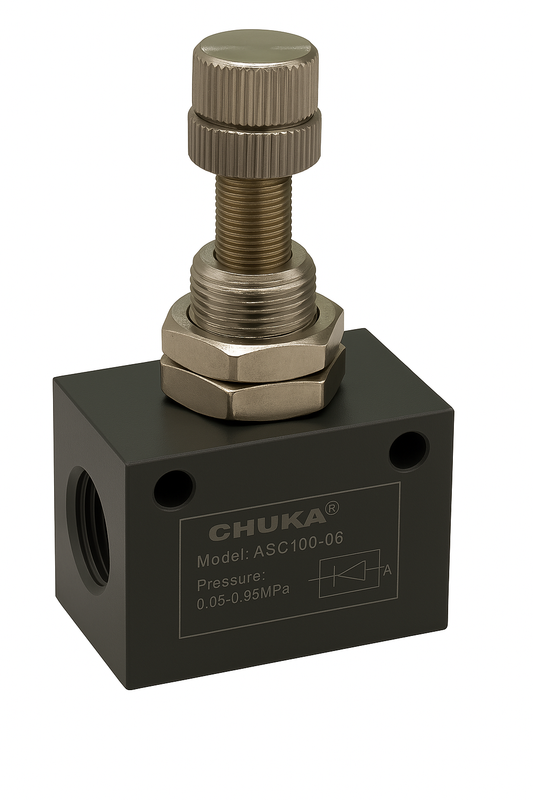 Válvula de Control de Flujo ASC100-06 – Puerto 1/8" NPT